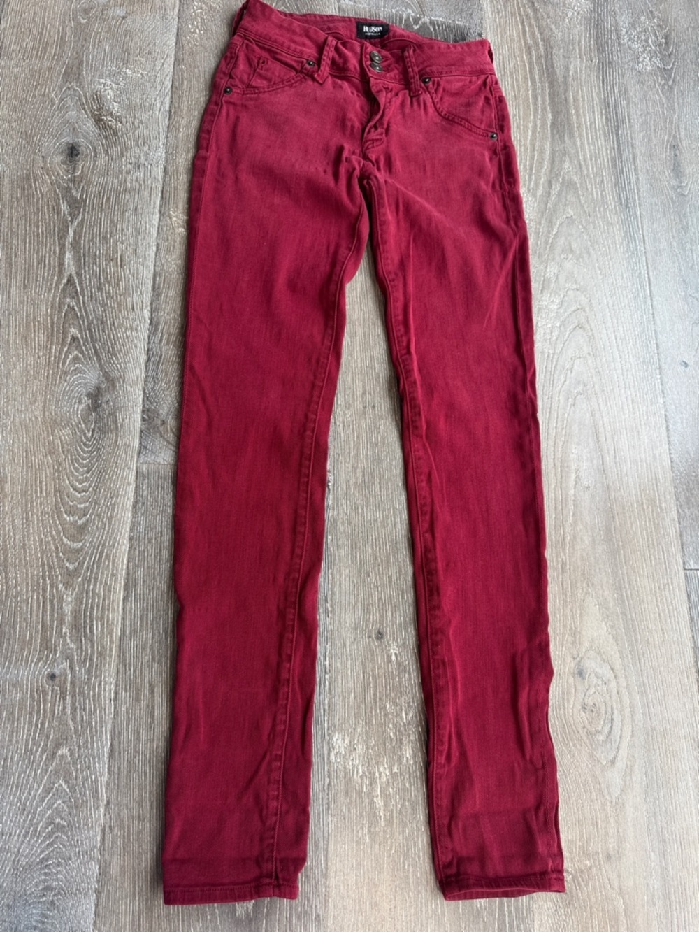 Hudson Jeans Women's Skinny Jeans in Deep Red AZ0532